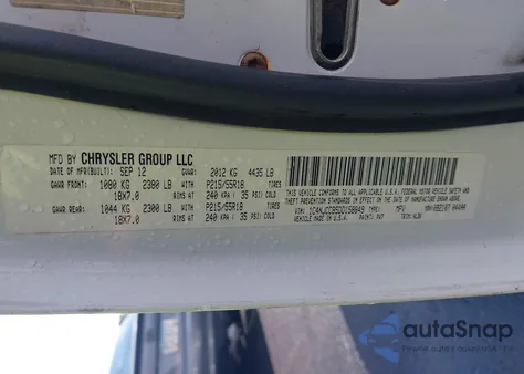 2013 Jeep Compass Limited z USA, uszkodzony, nr VIN 1C4NJCCB5DD158849